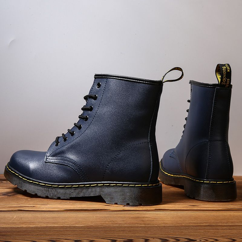 Martin boots men's high top British style retro couple snow boots Korean version trendy short boots workwear shoes men's shoes