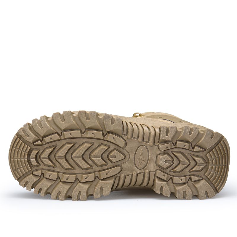 Men's Low-Top Military-Style Hiking Boots - Breathable, Durable & Waterproof for All Seasons