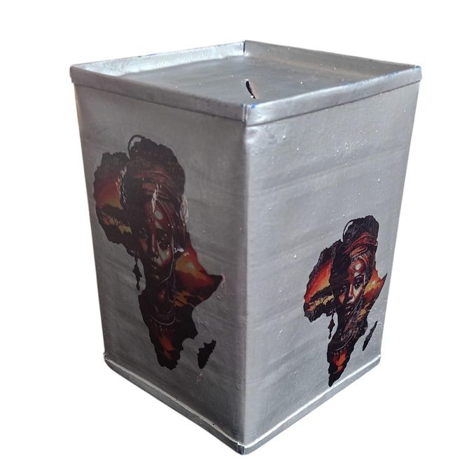 Handmade Tin Home Bank ,Piggy Bank Savings Box