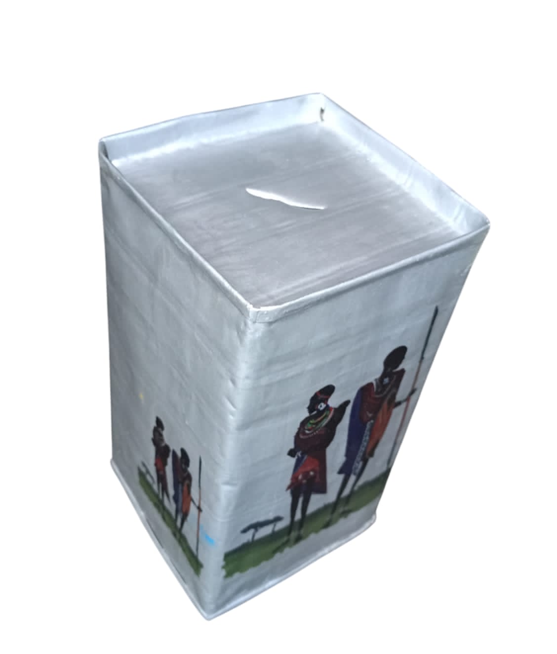 Masai Inspired Handmade Tin Home Bank ,Piggy Bank Savings Box