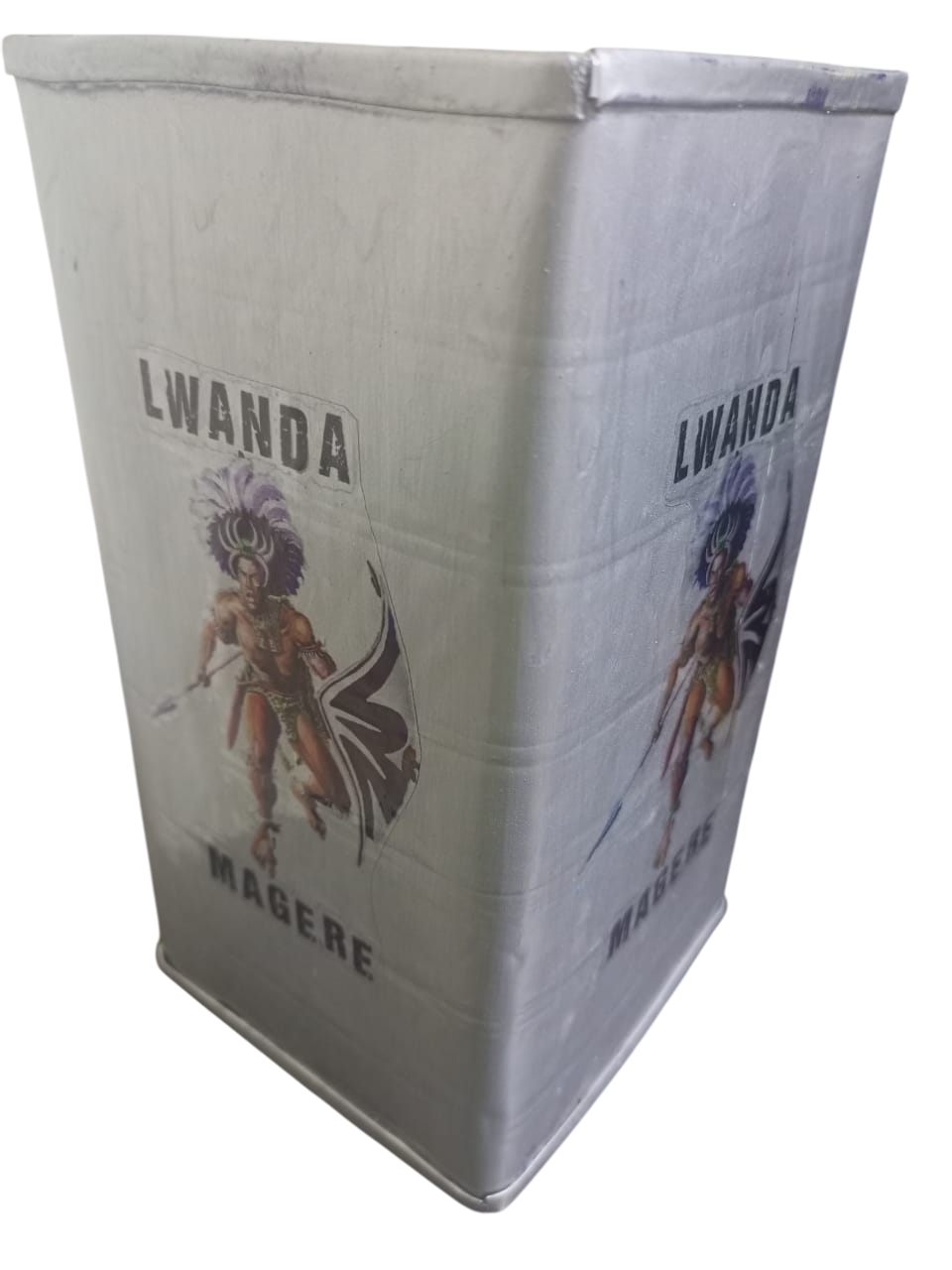 Lwanda Magere Mighty Worrior ,Metal Tin Handmade Home Savings Piggy Bank