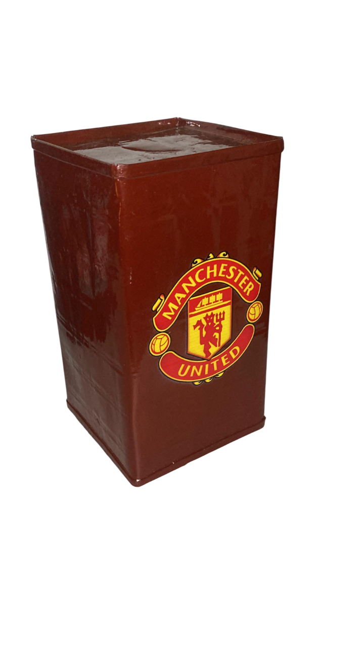 Manchester United Home Bank,Handmade Tin Piggy Bank,Savings Box.