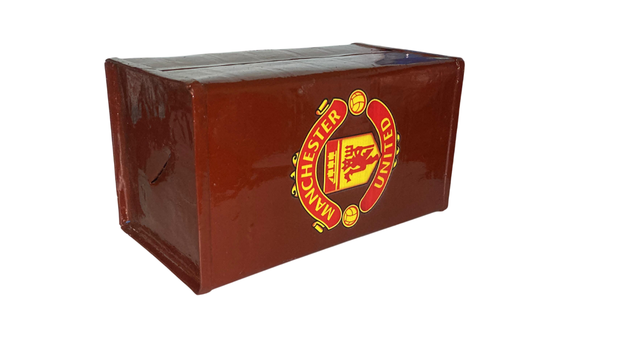 Manchester United Home Bank,Handmade Tin Piggy Bank,Savings Box.