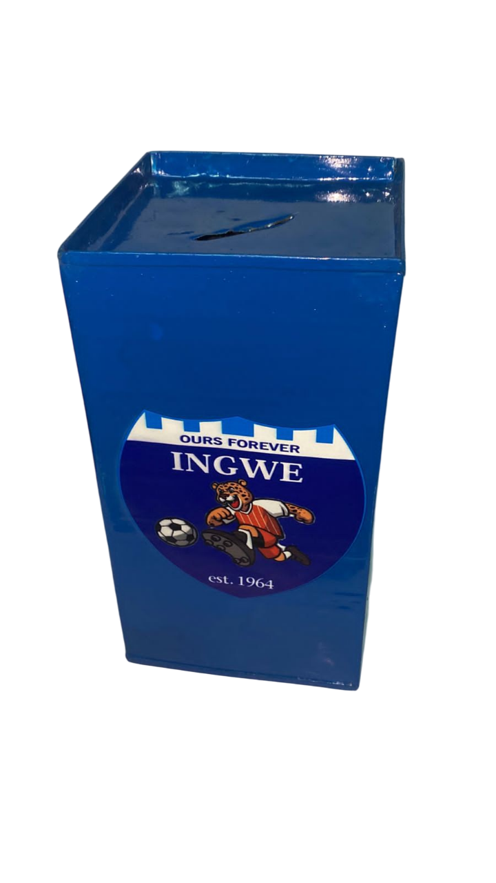 Football Fan Favorite(INGWE) Inspired Handmade Tin Home Bank ,Piggy Bank Savings Box