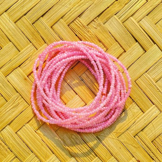 Seduction-Pink Waist Beads/ 3 piece Pink waist beads /belly chain for women and girls/Beach Jewelry/Fashion Accessory