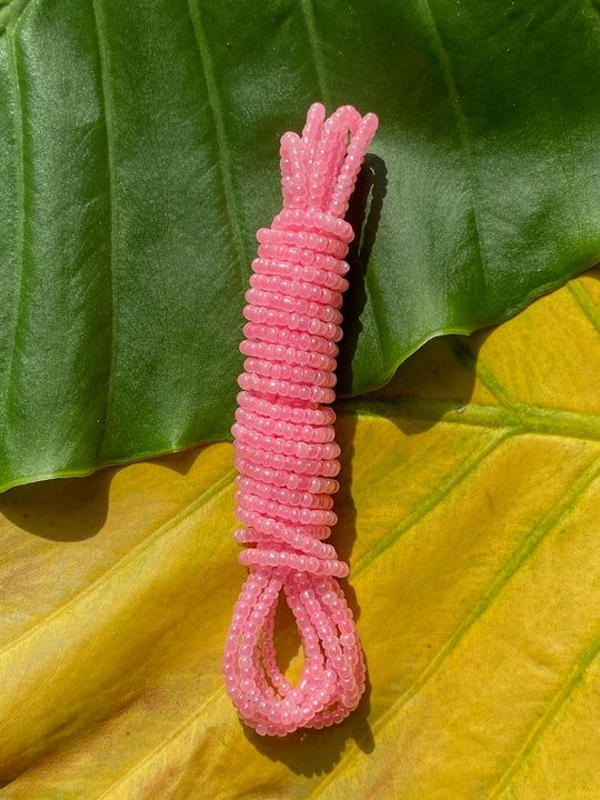 Seduction-Pink Waist Beads/ 3 piece Pink waist beads /belly chain for women and girls/Beach Jewelry/Fashion Accessory