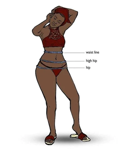 Seductive Strands:Triple-Layer Waist Beads for Divine Curves..