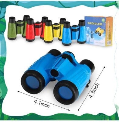 Yanhui Binoculars 6x30 Magnification ,Toy Binoculars with Neck String ,Novelty Binoculars Camping Birthday Party Supplies Nature Exploration Toy for Outdoors Indoors Sightseeing, Camping,Birdwatching.