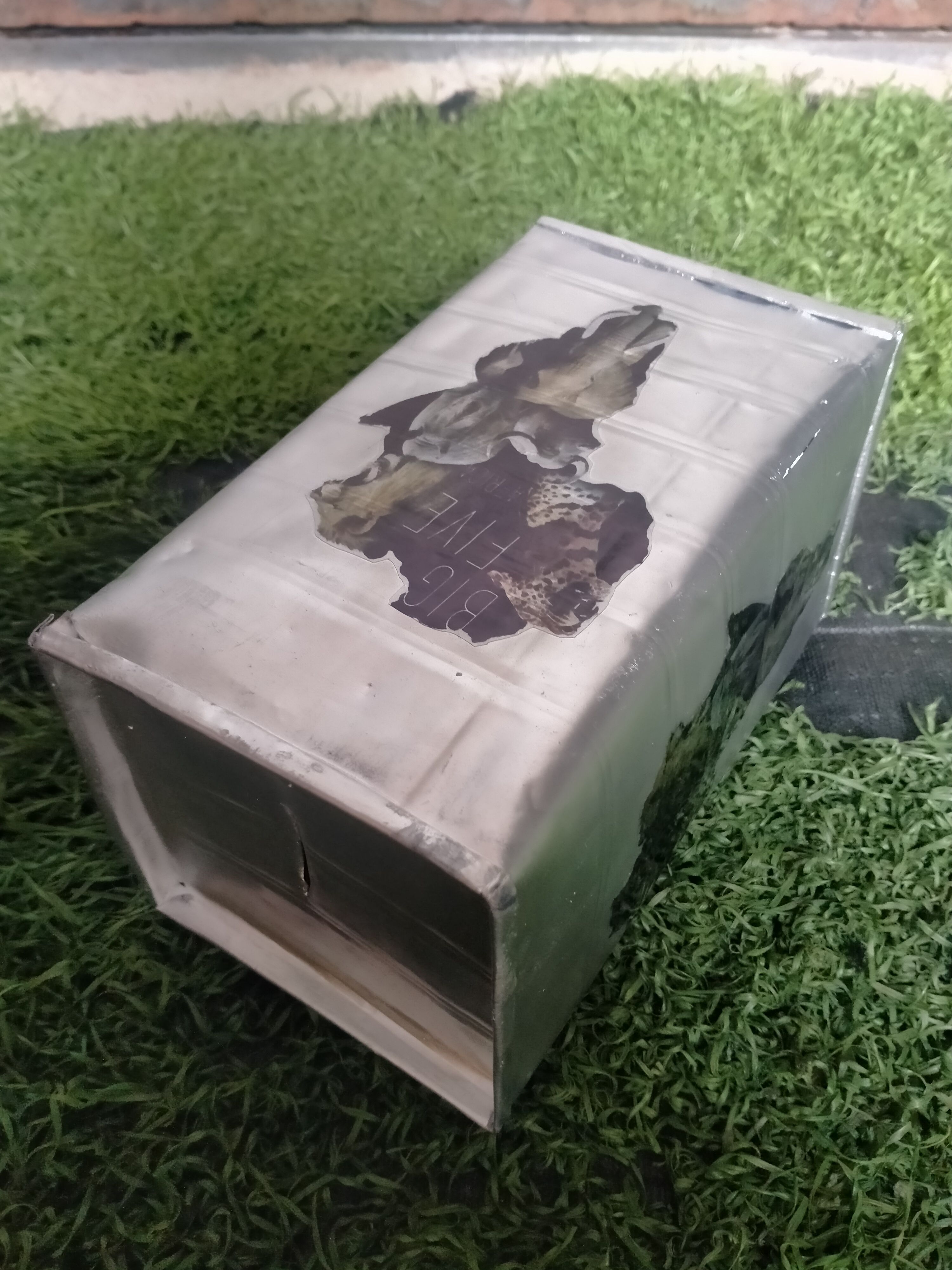 Big Five Africa Metal Piggy Bank – Handmade 20cm Coin Saving Box | Safari Wildlife Money Box for Kids & Adults
