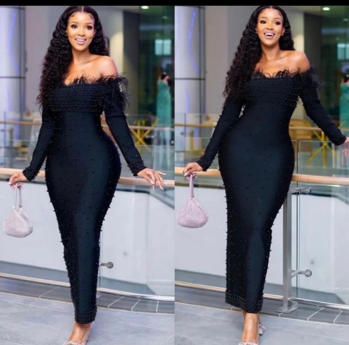 European and American New Women's Dress INS Casual Fashion Splicing Wrapped Chest Long Skirt Ladies Evening Dress Temperament Elegant Sex Goddess Dinner Dresses