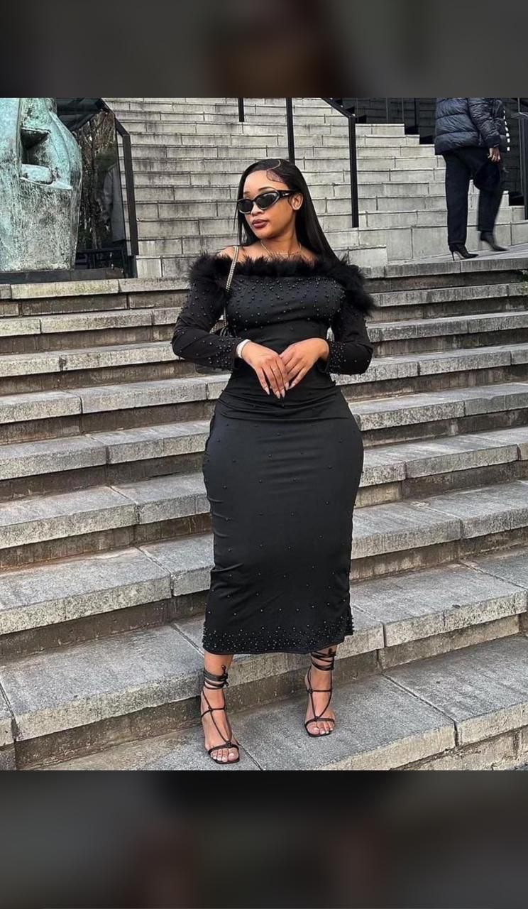 European and American New Women's Dress INS Casual Fashion Splicing Wrapped Chest Long Skirt Ladies Evening Dress Temperament Elegant Sex Goddess Dinner Dresses