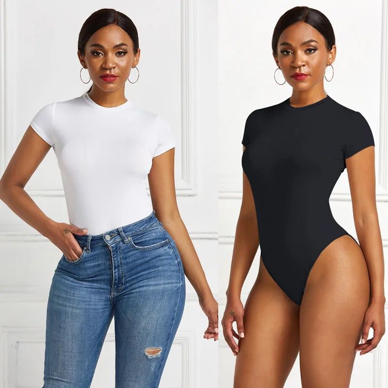 Sales Long Sleeve Women Sexy Bodysuit Female Mock Neck Ladies Tops Slim Fit Fashion Solid Body suit