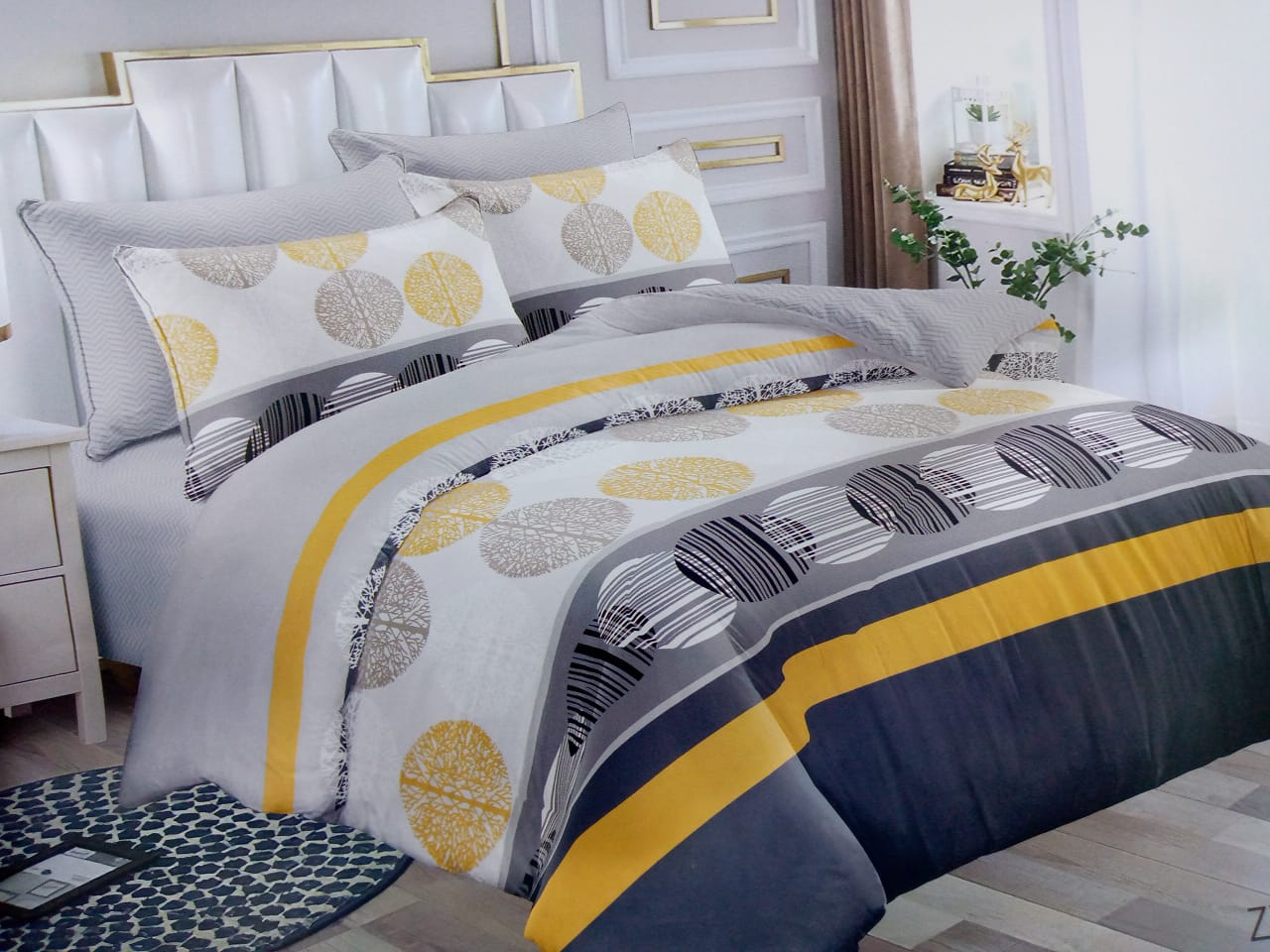 🤑🥑GRAB IT AT LOW PRICE+ ADDED OFFERS **🥑🌽 ] HIGH QUALITY 3Pcs Size [ 6 X 7 fts ] Brand new Luxurious & Stylish Cotton Binded duvets 1pc duvet,& 2pcs pillowcases