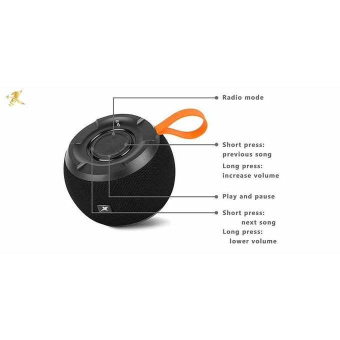 Portable Bluetooth Loudspeaker - Model C15 with Enhanced Bass and Long Battery Life