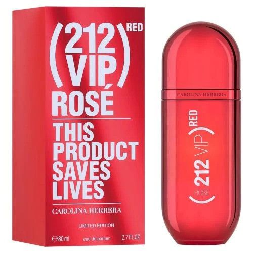 212 VIP Red Rose This Product Saves Lives EDP
