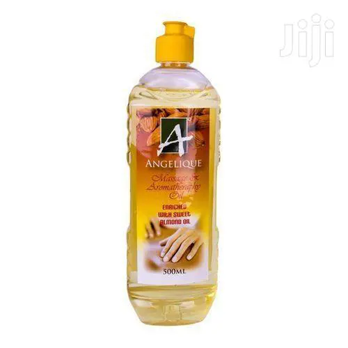 Angelique Sweet Almond massage Oil for therapeutic massaging- 500Ml