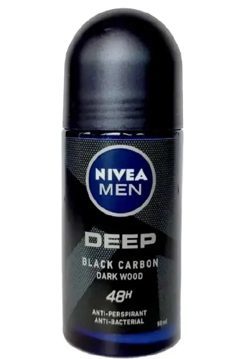 NIVEA MEN DEEP Black Carbon Dark Wood 48hr Antiperspirant