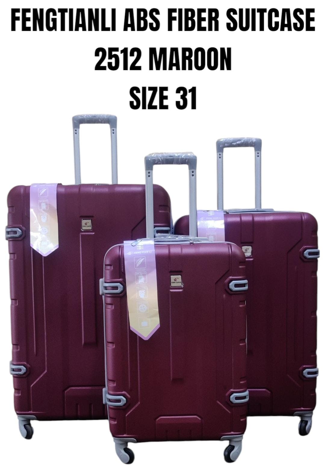 Fengtianli 3-Piece Hard-Shell Suitcase Set/travel bag