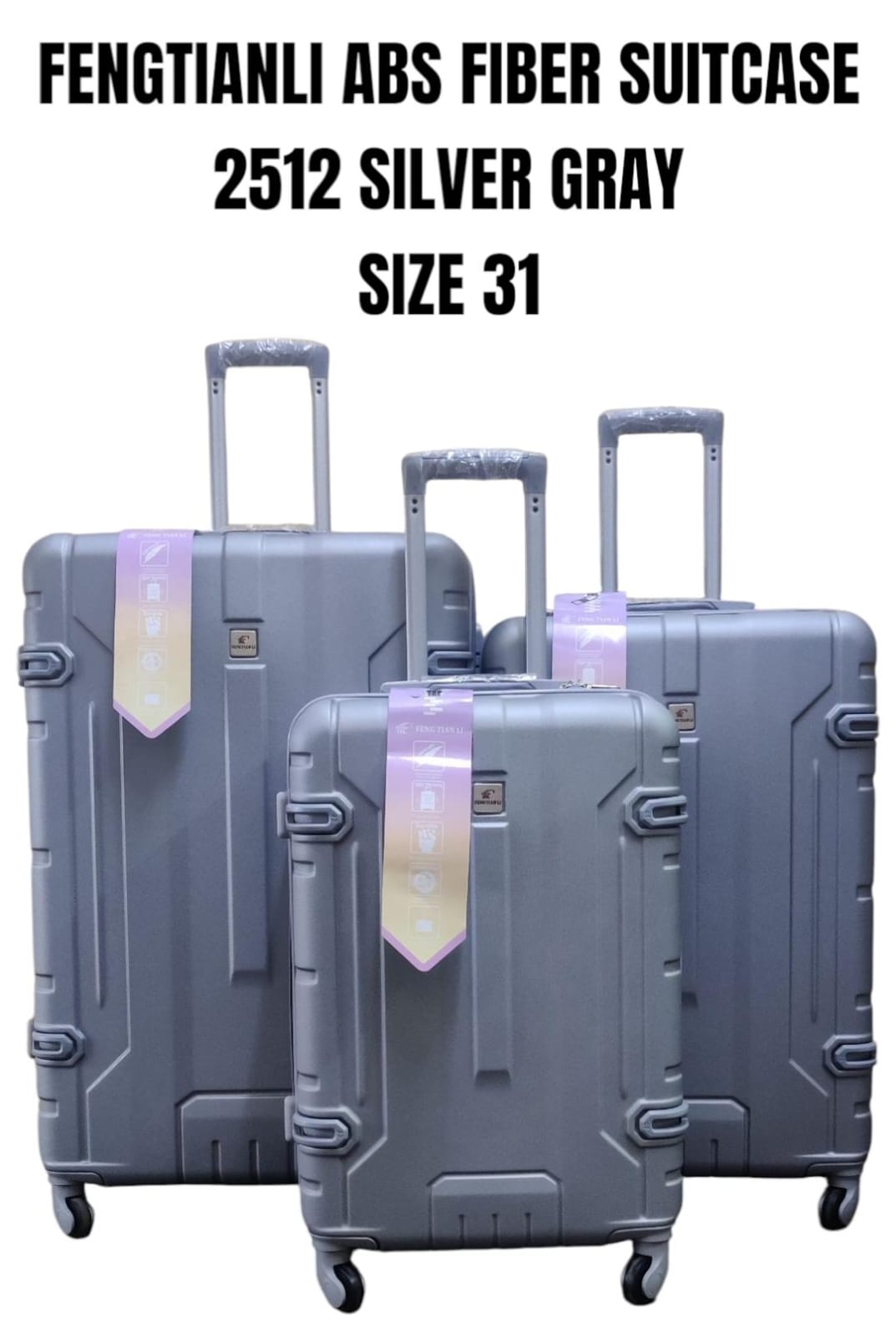 Fengtianli 3-Piece Hard-Shell Suitcase Set/travel bag