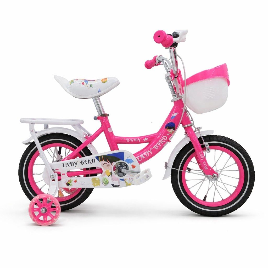 Lady Bird Girls Bikes –Size 16" – With trainer wheels, suitable for ages 4-7 years