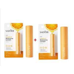 SADOER Set of 2 Lip Balm vitamin c moisturizing lips care organic sleeping mask beauty anti chapped lip balm