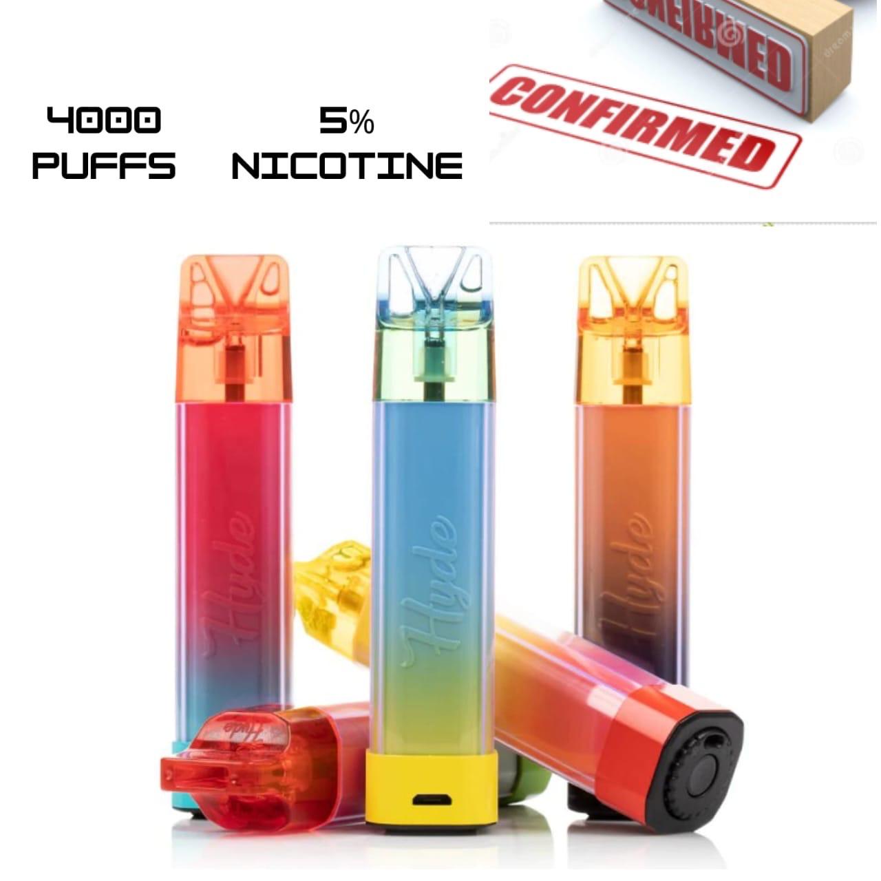 Hyde edge rechargeable vapes 4000 puffs e-cigarette