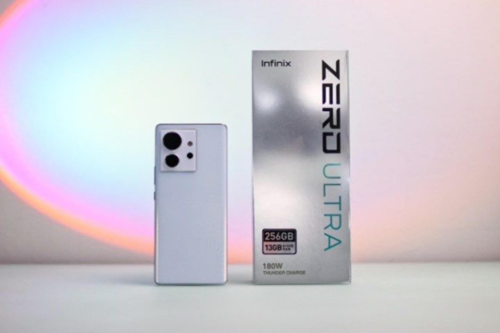 Infinix Zero Ultra 5G – 6.8″ AMOLED 120Hz, 200MP Camera, 8GB+256GB, 180W Fast Charge