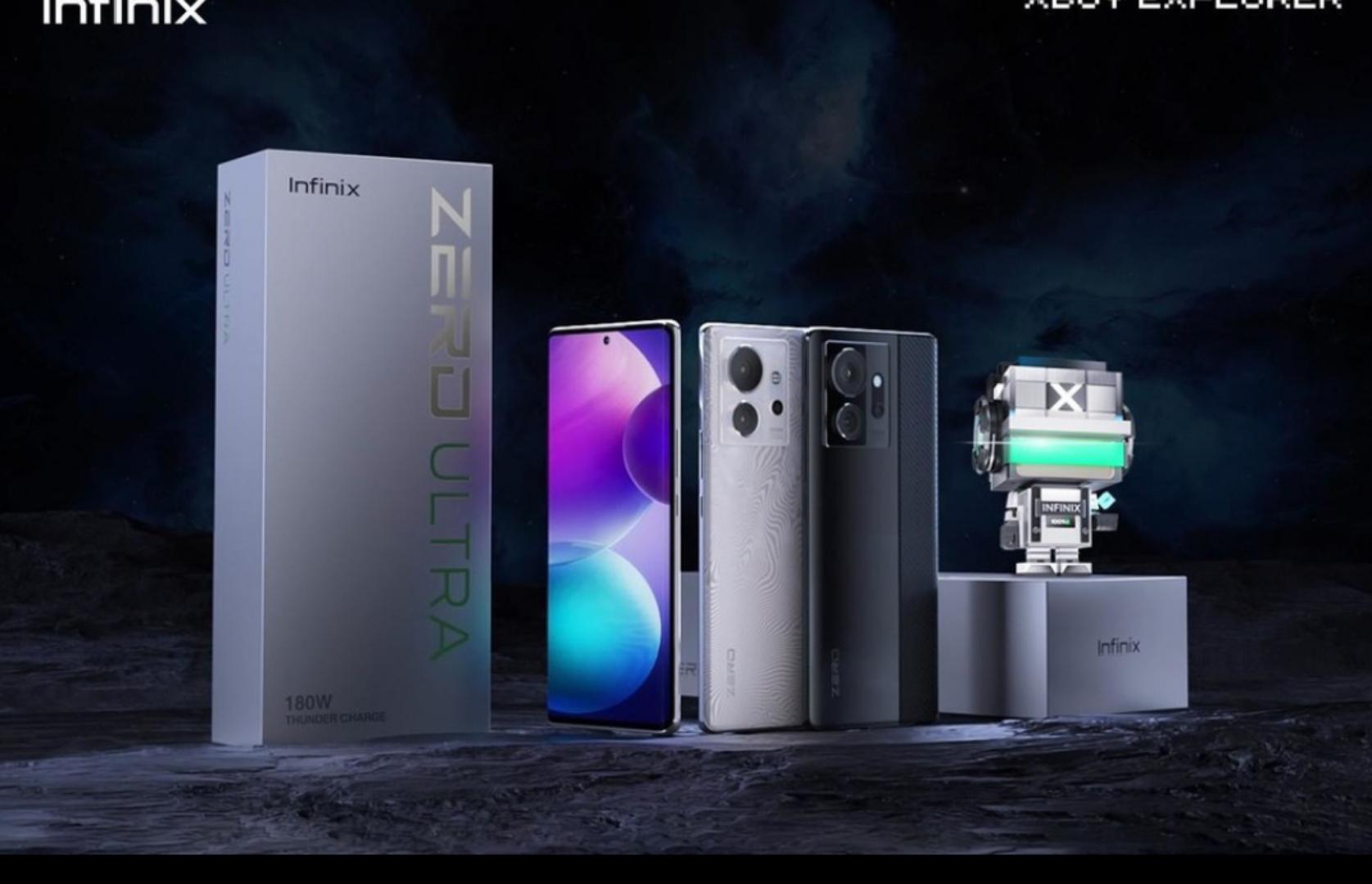 Infinix Zero Ultra 5G – 6.8″ AMOLED 120Hz, 200MP Camera, 8GB+256GB, 180W Fast Charge