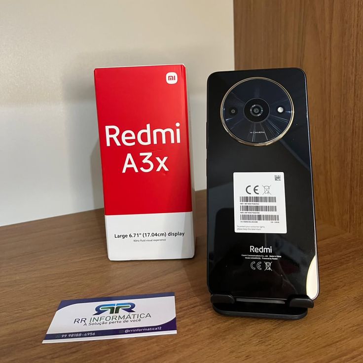 XIAOMI Redmi A3X 6.71" 64GB+3GB RAM 4G Network 5000mAh Battery 8MP AI Camera 10W Fast Charging Fingerprint Sensor Android 14 Smart Phones.