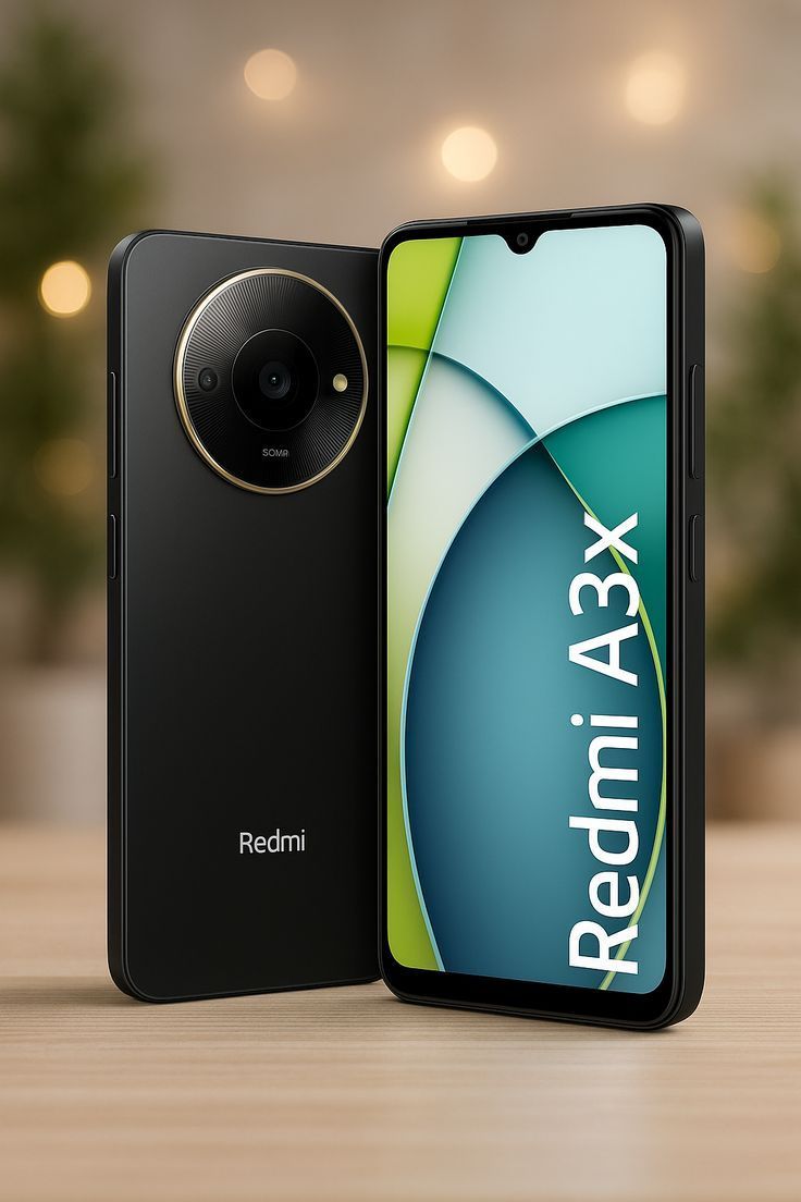 XIAOMI Redmi A3X 6.71" 64GB+3GB RAM 4G Network 5000mAh Battery 8MP AI Camera 10W Fast Charging Fingerprint Sensor Android 14 Smart Phones.