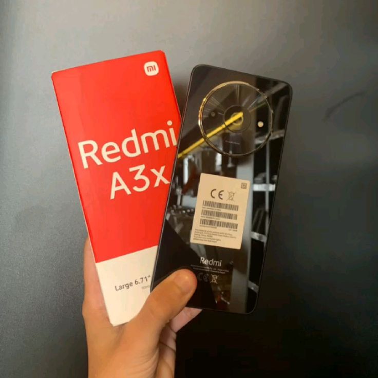 XIAOMI Redmi A3X 6.71" 64GB+3GB RAM 4G Network 5000mAh Battery 8MP AI Camera 10W Fast Charging Fingerprint Sensor Android 14 Smart Phones.