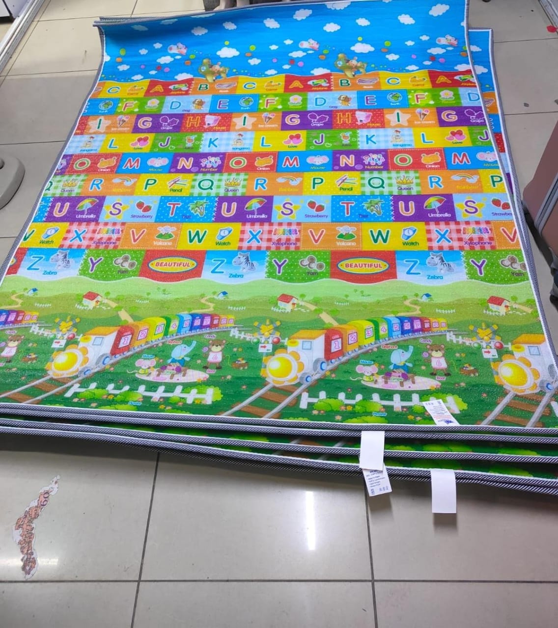 Baby Play Mat Kids Rug for Floor, Playmat for Kids Toddlers Infant, Extra Large Thick Playtime Collection ABC, Numbers, Animals Educational Area Rugs for Playroom (6×6ft)
5.0
