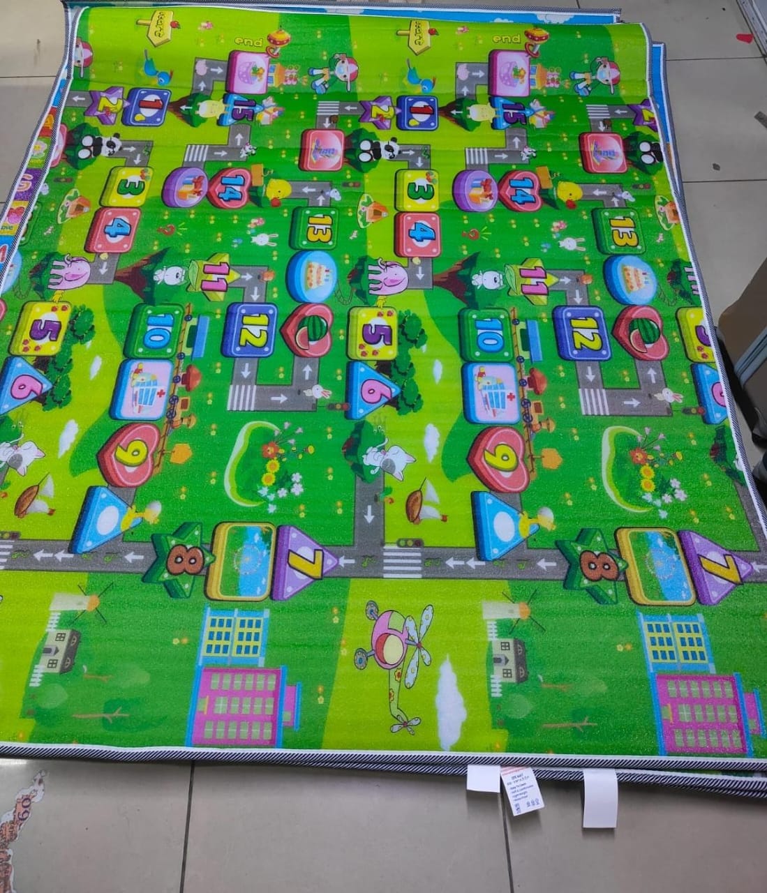 Baby Play Mat Kids Rug for Floor, Playmat for Kids Toddlers Infant, Extra Large Thick Playtime Collection ABC, Numbers, Animals Educational Area Rugs for Playroom (6×6ft)
5.0