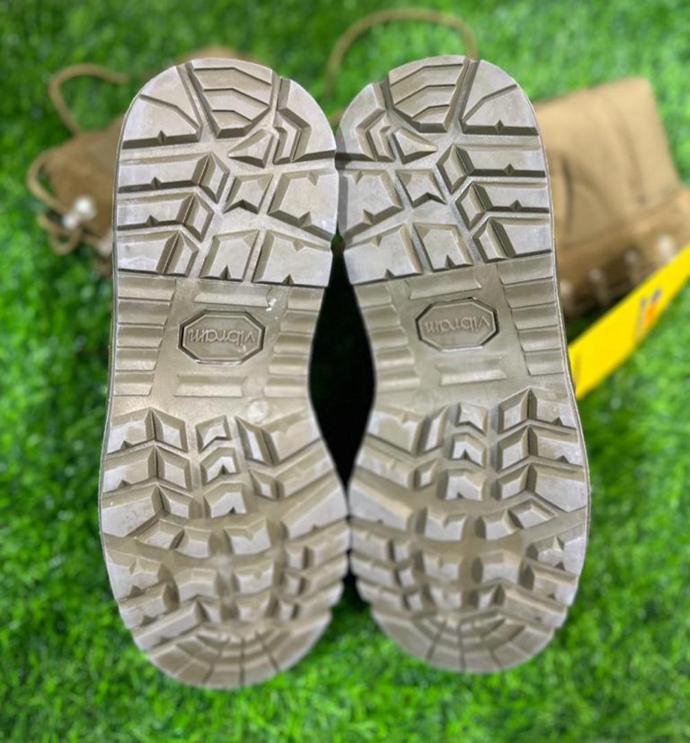 "Original Belleville Military Boots - Genuine Leather & Durable Rubber Sole for Tactical, Hiking, and Outdoor Use"