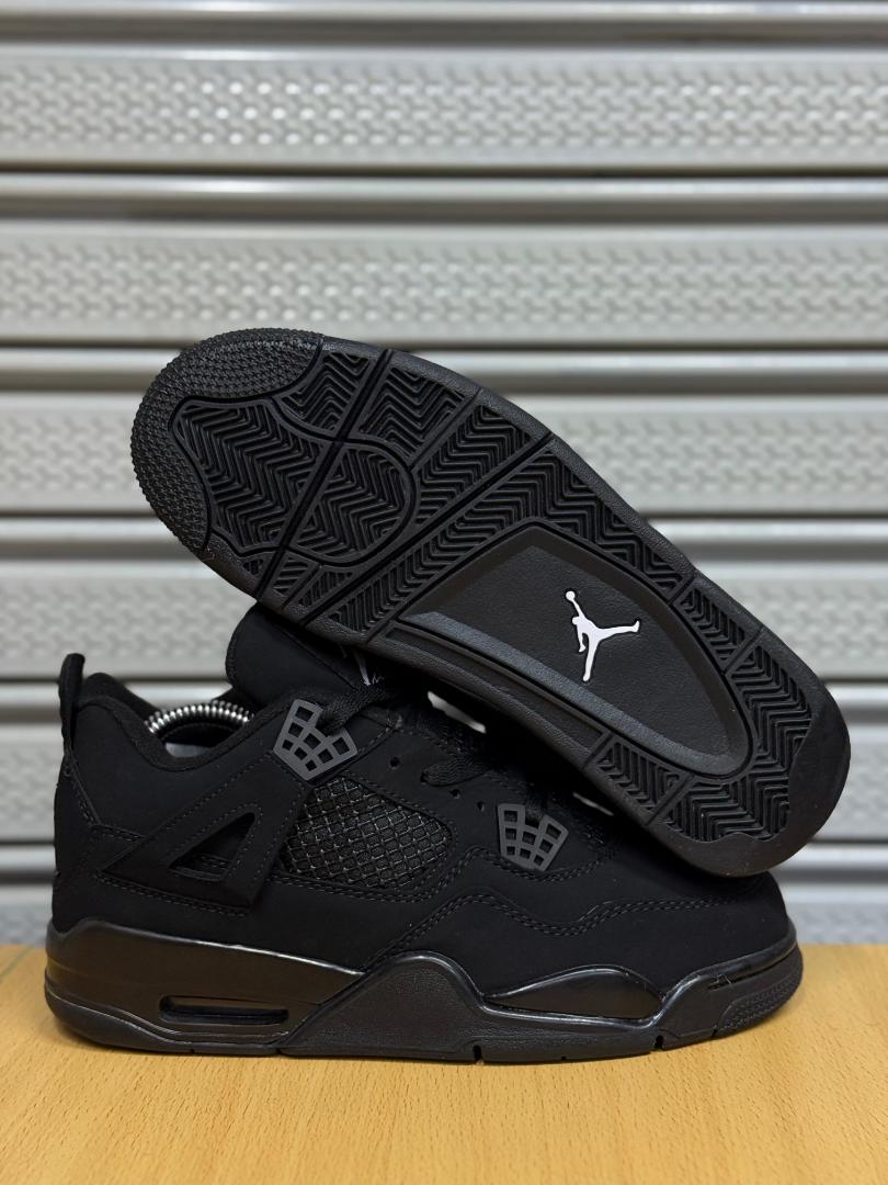 Jordan 4. Original J4 sneakers Black. sizes 38-45