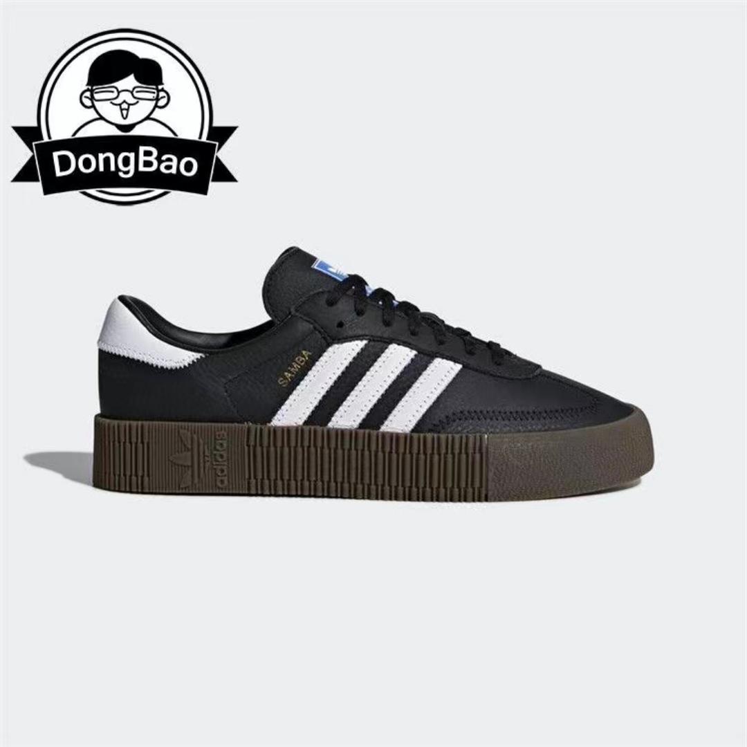 "ADIDAS SAMBA Double sole Quality Leather Unisex Sneakers: Expertly crafted with premium leather, offering timeless style and comfort for both men and women. Perfect for casual and everyday wear."