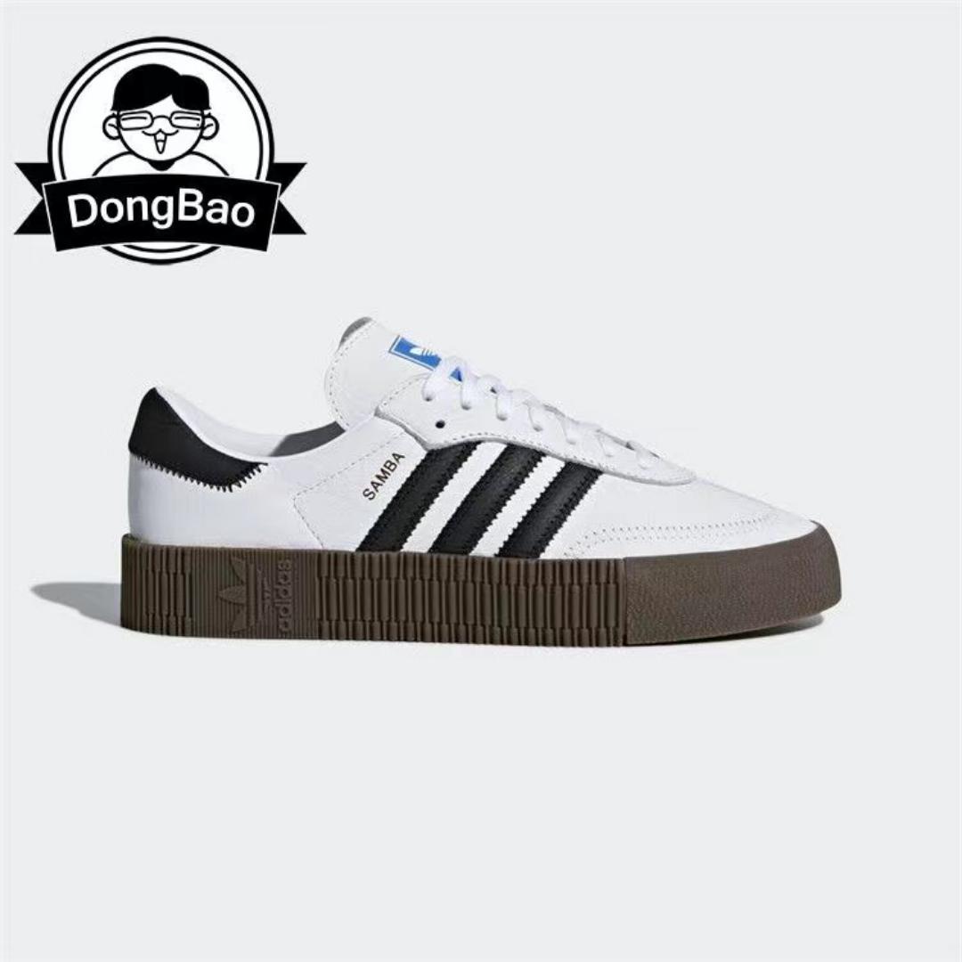 "ADIDAS SAMBA Leather Unisex Sneakers: Expertly crafted with premium leather, offering timeless style and comfort for both men and women. Perfect for casual and everyday wear."