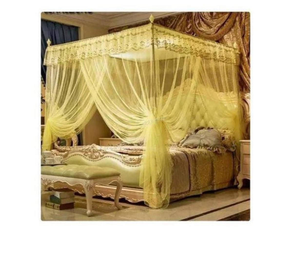 High-Quality 4-Stand Metallic Mosquito Net – Durable & Elegant Protection

Product Description:
Upgrade your bedroom with this premium 4-Stand Metallic Mosquito Net. Cream