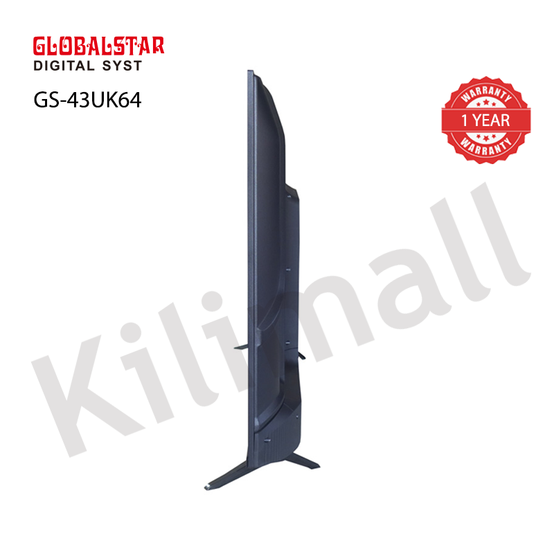 Globalstar 43 inch Frameless Bluetooth Smart TV(GS-43UK64)Netflix Youtube Android AC Energy Saving Televison 1G+8G