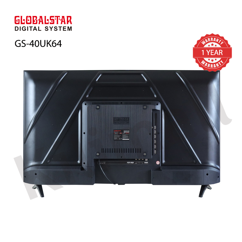 Globalstar 40 inch Frameless Bluetooth Smart TV(GS-40UK64)Netflix Youtube Android AC Energy Saving Televison 1G+8G