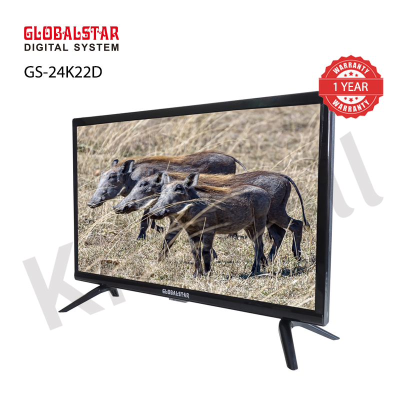 Globalstar 24 inch Digital Tv(GS-24K22D)HDMI, USB, LED SCREEN DIGITAL TV