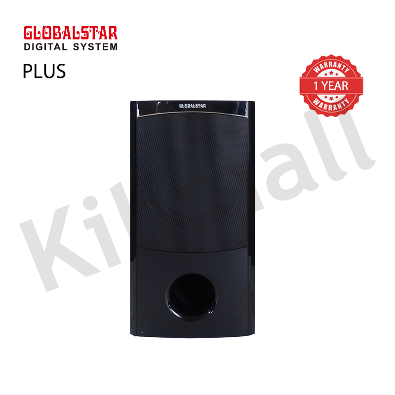 GLOBALSTAR PLUS 2.1CH Soundbar Woofer HI-FI BT Speaker Systems AC/DC Subwoofer Home Audio System 120W with Remote Control