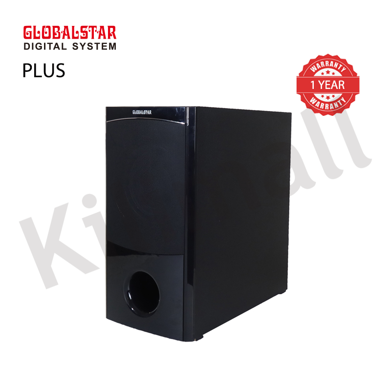 GLOBALSTAR PLUS 2.1CH Soundbar Woofer HI-FI BT Speaker Systems AC/DC Subwoofer Home Audio System 120W with Remote Control