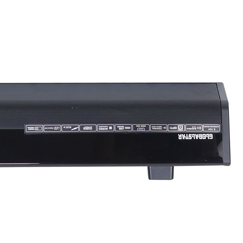 GLOBALSTAR PLUS 2.1CH Soundbar Woofer HI-FI BT Speaker Systems AC/DC Subwoofer Home Audio System 120W with Remote Control