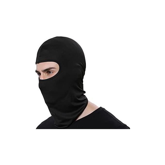 2 in 1 Combo Black Ski Mask Balaclava Face Mask and Silky Durag