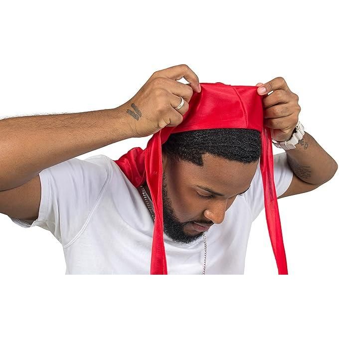 DURAG and WAVE CAP - Designer Luxury Satin Silk Men Women Quality Guaranteed Durags