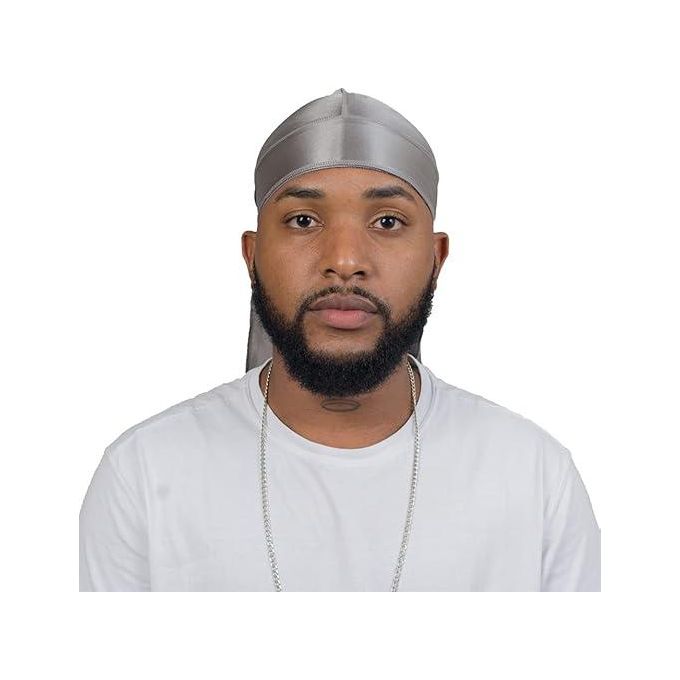 Designer Luxury Satin Silk Women Hair Matching Headband and Durags