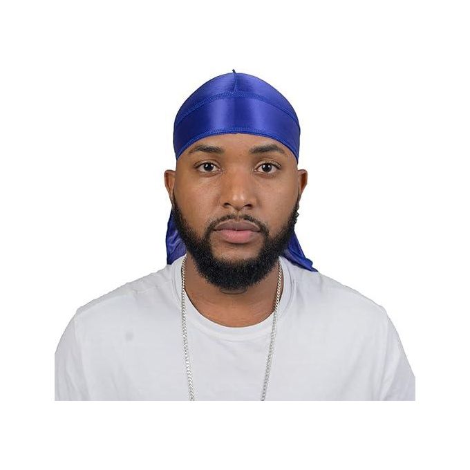 Designer Luxury Satin Silk Women Hair Matching Headband and Durags