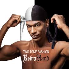 Unisex Two-Tone Silky Durag with Outside Stitching – Long Tail Du-Rag for Men & Women, Smooth Chinlon Fabric, Wide Straps, Wave Builder Cap for 360/540/720 Styles, Turban Headwear