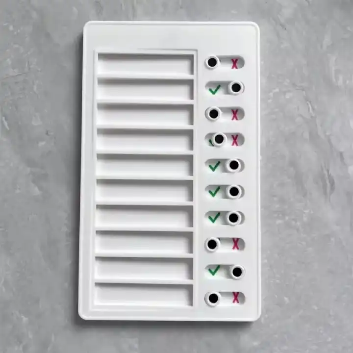 Multipurpose Daily Planner & Task Organizer - Versatile Reusable Memo to do list Checklist Board for Kids Adults + FREE Pen